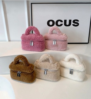 5color / ボアバニティバッグ