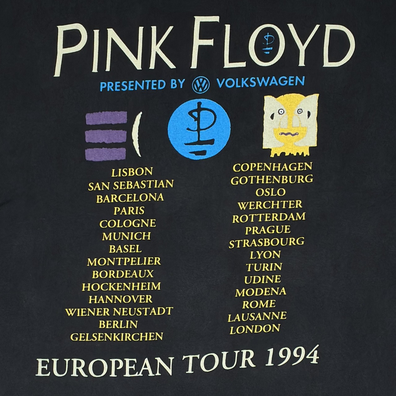 PINK FLOYD 'THE DIVISION BELL EUROPEAN TOUR 90s' XL 535