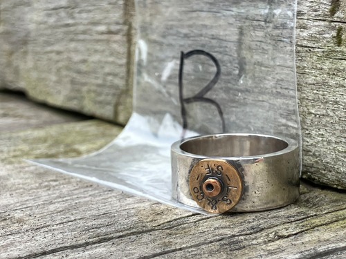 【B】LEVI’S 1890s-1920s RIVETED Tarnished Silver 925 RING