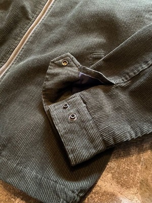 Power to the people / Corduroy zip up blouson-Tiger- / OLIVE / コーデュロイ/ジャケット/スウィングトップ
