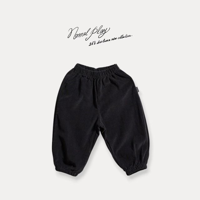 《予約》送料無料【normal play】Fine Corduroy Balloon Pants