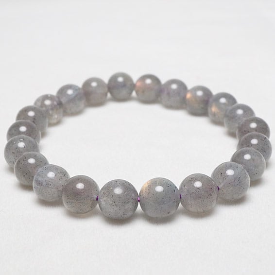 ピンク ラブラドライト ブレスレット 9mm 一点物 メール便可 [M便 1/10] 111-25160