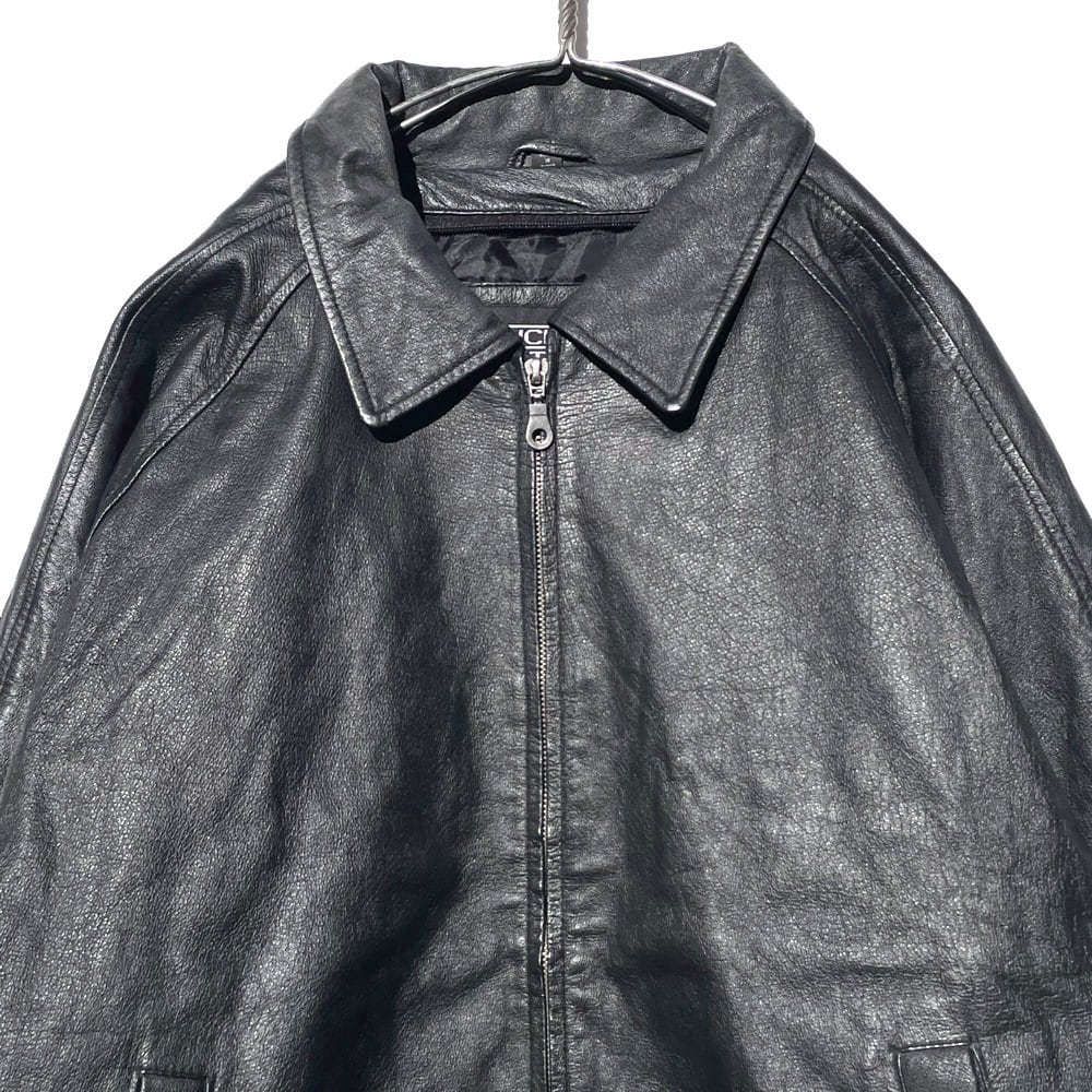 90's vintage レザー　ライダースジャケット vintage leather jacket 90s ライダース