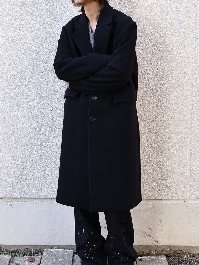 【26aw/ROLDSKOV】river coat black