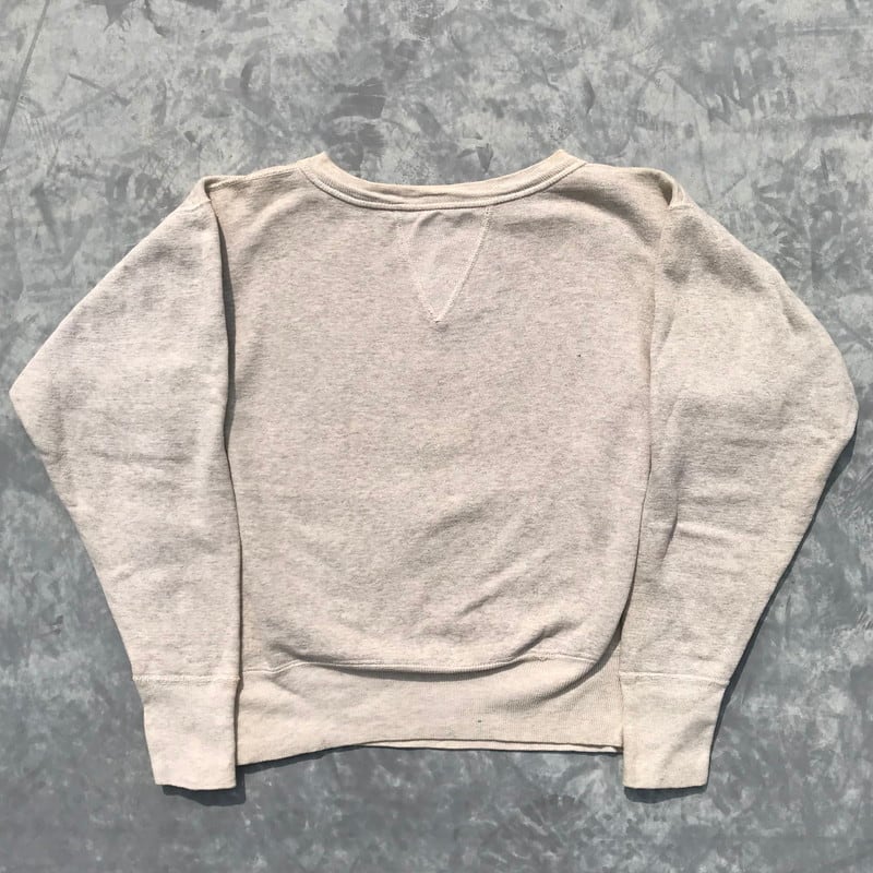 vintage sweat ヴィンテージスウェット 50s 60s 前v 4本針