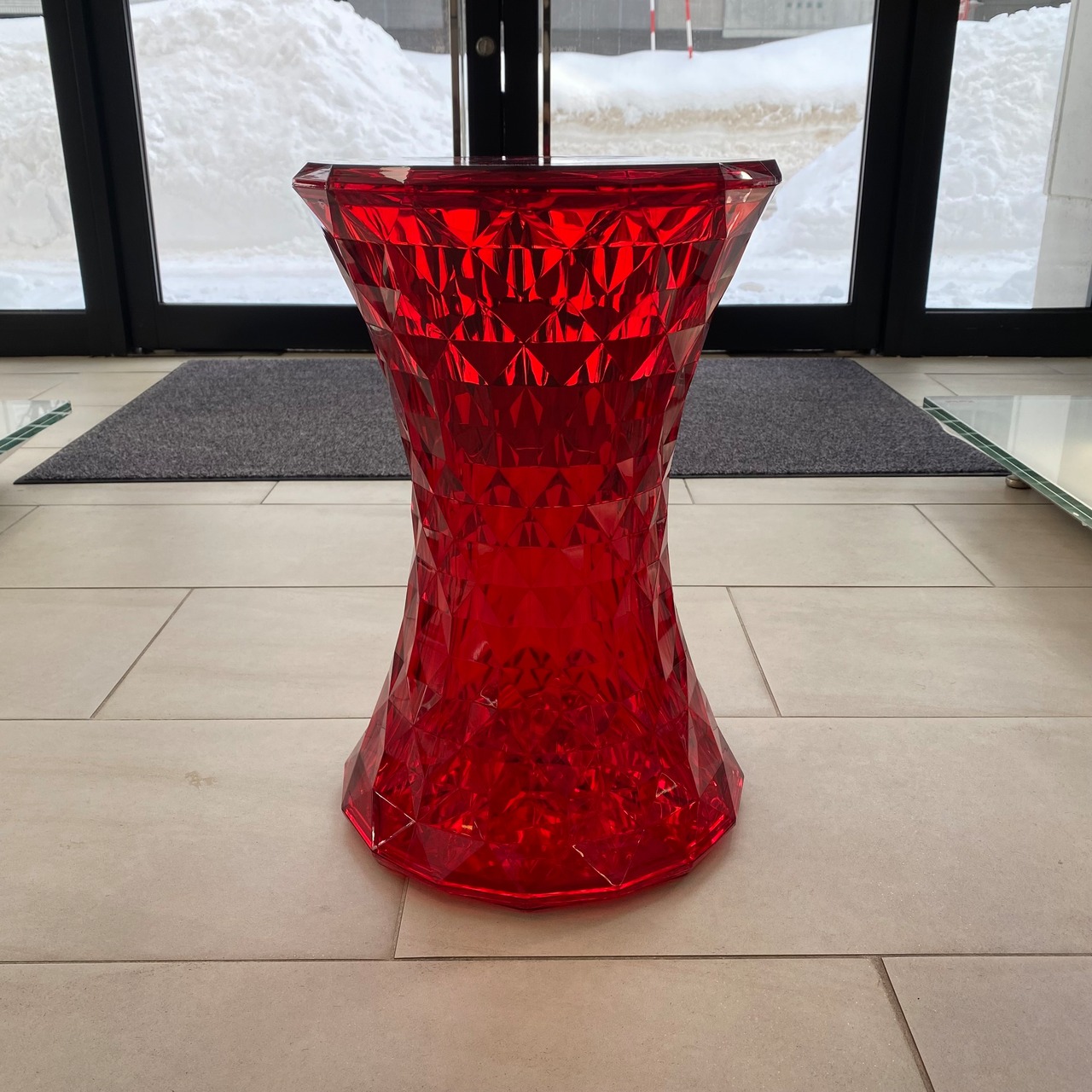 美品 Kartell STONE カルテル ストーン クリスタル スツール ②（美品 