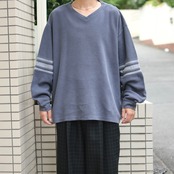 route66 switching design wide silhouette long sleeve tee