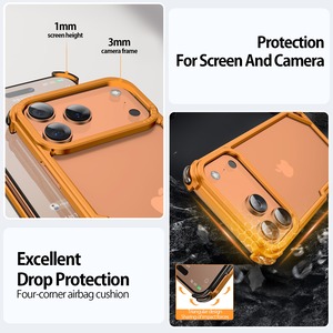 ■iPhone 18 Pro/18 Pro Max■ Aluminum Alloy Minimal Bumper Case / アルミニウム アロイ ミニマル バンパー スマホケース
