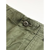 60s US ARMY OG-107 COTTON SATEEN BAKER PANTS Size W34L29→W33L28