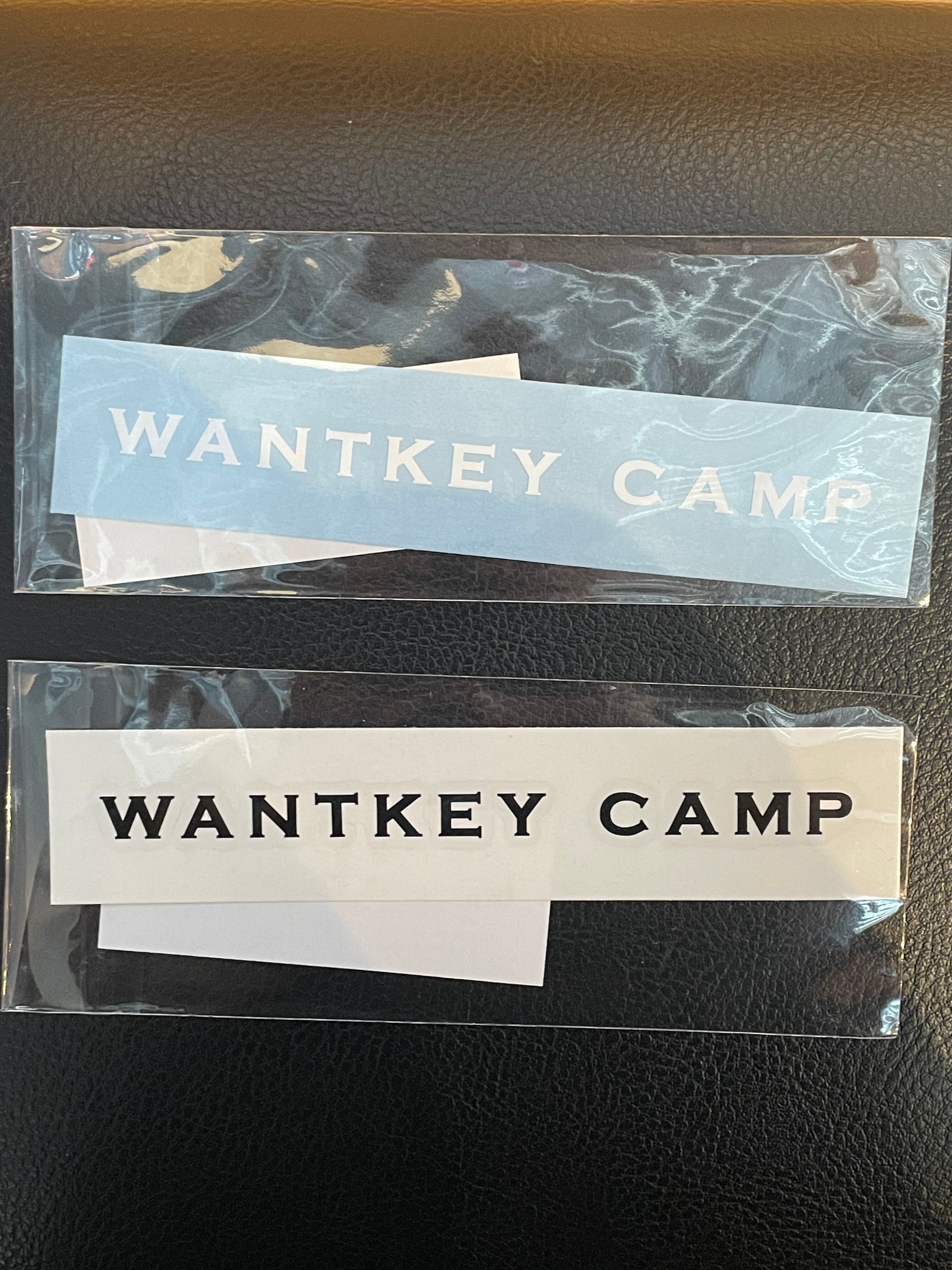 WANTKEY CAMP 横文字 カッティングステッカー | 峯 outdoor