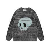 ストリート スカル セーター T1939