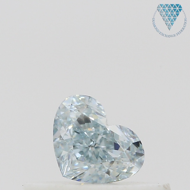 0.25 ct FANCY LIGHT BLUISH GREEN SI1 HEART GIA 天然  ダイヤモンド ルース