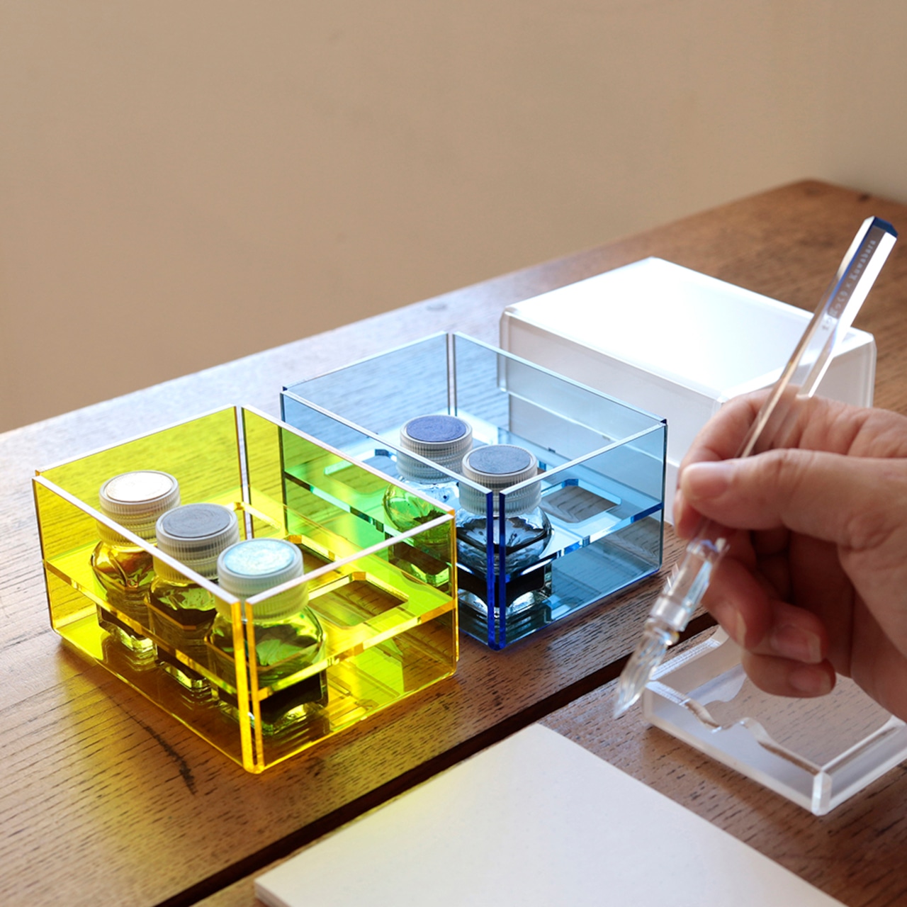 定番ボトル専用インク収納箱 INK STORAGE BOX for スペアボトルミニ