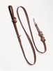 予約【orolo】rolo weaving leash (chocolate)