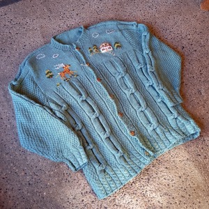 刺繍入りカーディガン used [111078]