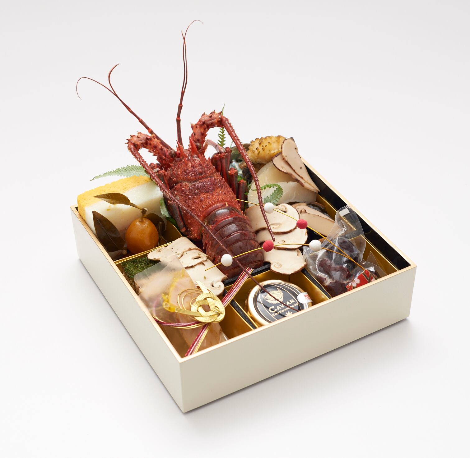 銀座魚松100食限定『松茸七福神おせち』u203b12月31日にクール便にてお届け