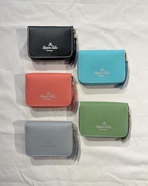 THE SUPERIOR LABOR/シュペリオールレイバー Calf zip small wallet