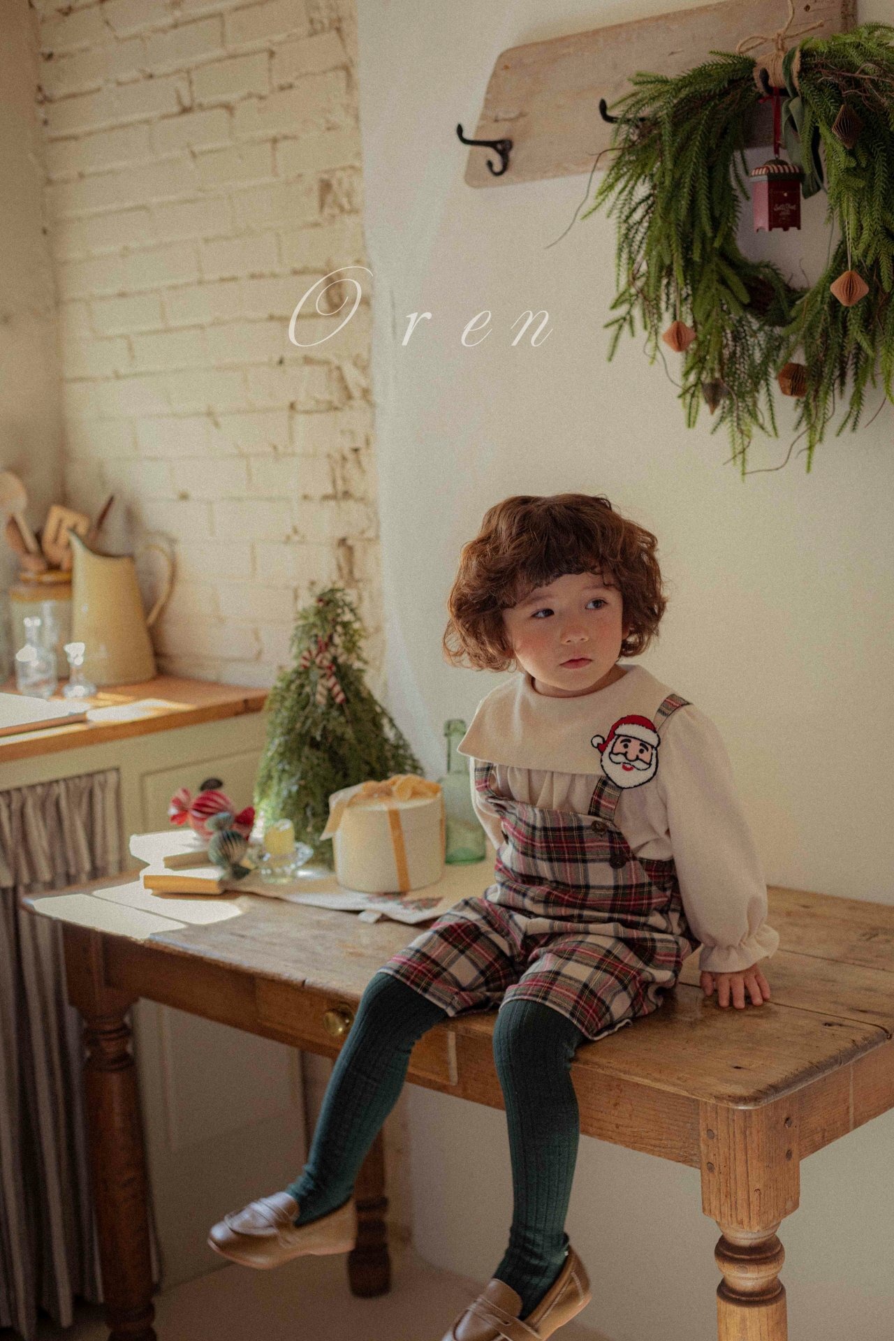 Oren X-mas［取寄］noellia check overall