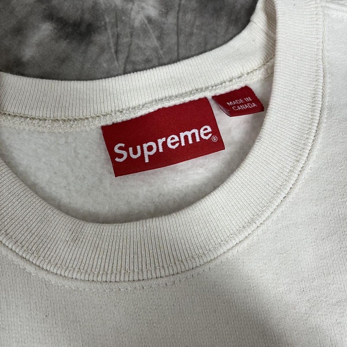 SUPREME 19AW Small Box Crewneck S グレー