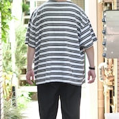 PURITAN wide silhouette multi border tee