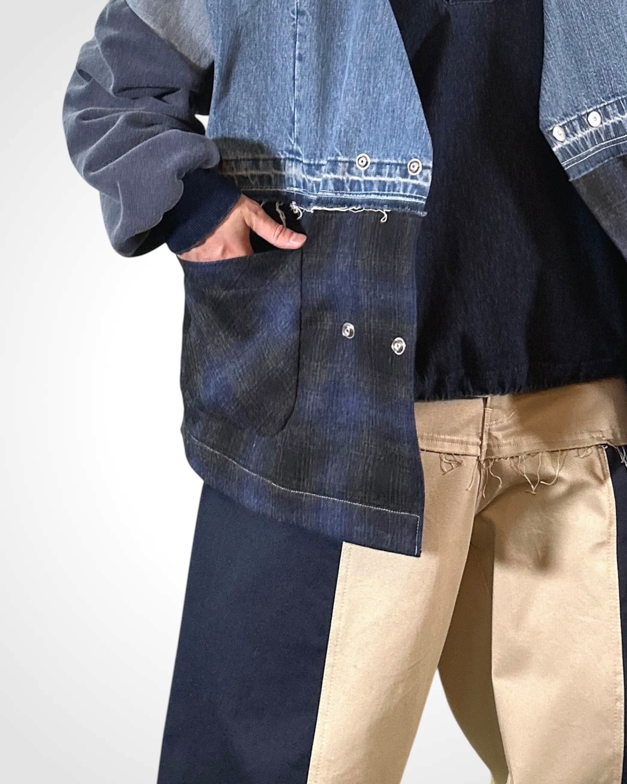 MK27A-V-01  CLOAK-VEST  #BLU  TYPE２