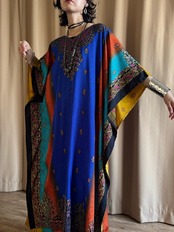 vibrant ethnic print import dress-5149-8