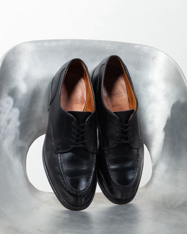 "Allen Edmonds" U-tip leather shoes SIZE:US8 1/2