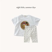 【取寄/韓国直送】Nightbebe  26/SM ホームスイートホームTシャツ ｜夏服｜韓国子供服