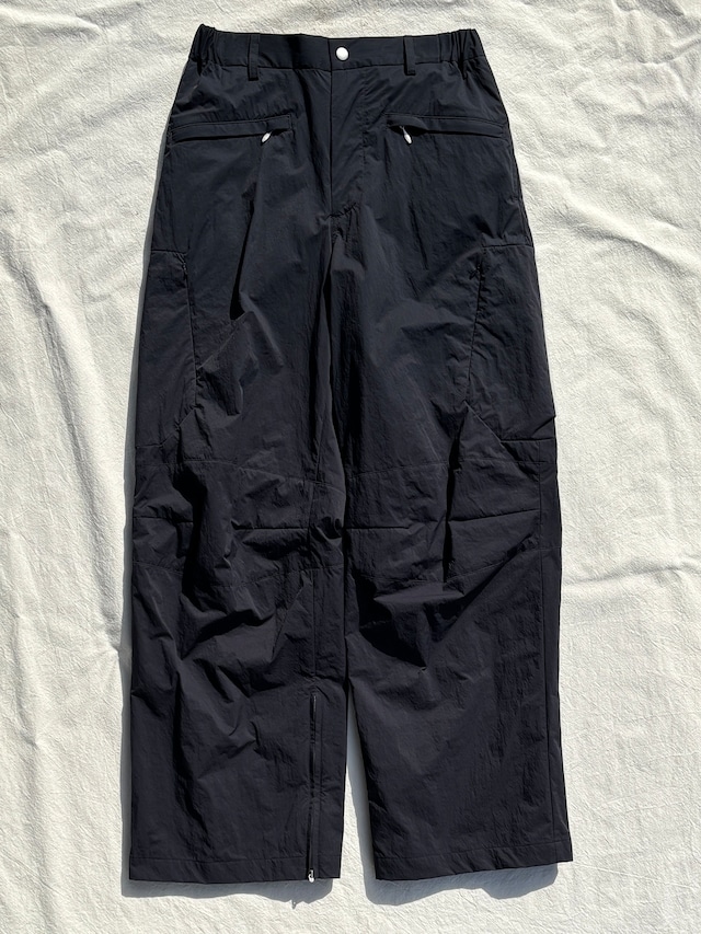 MATSUFUJI / Water Repellent Wide Trousers (BLACK)