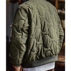 Quilted Zip-Up Long Sleeve Oversized Jacket ◇H0974