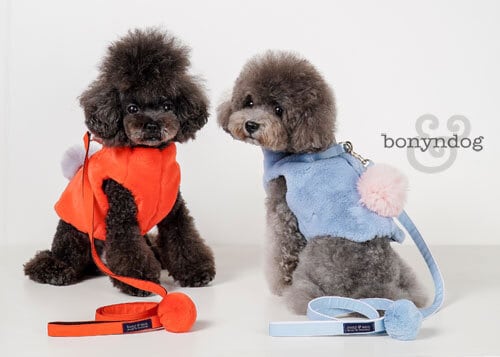 bonyndog【正規輸入】 ソフトファーコートハーネス スカイブルー 3