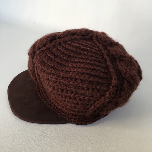 Hand Cable Knit Casquette