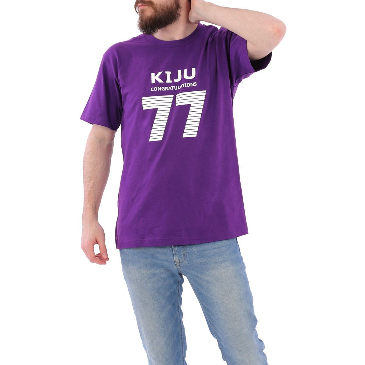 喜寿祝い KIJU77 Tシャツ ms20  喜寿 お祝い 男性 女性 ギフト プレゼント 77歳