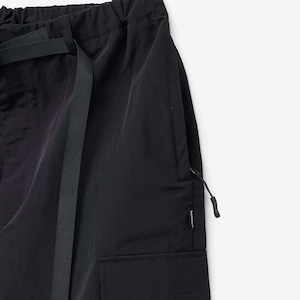BASSMANIA (バスマニア) "DeepRangebybassmania"2Layer Nylon Cargo Pants(BLK)