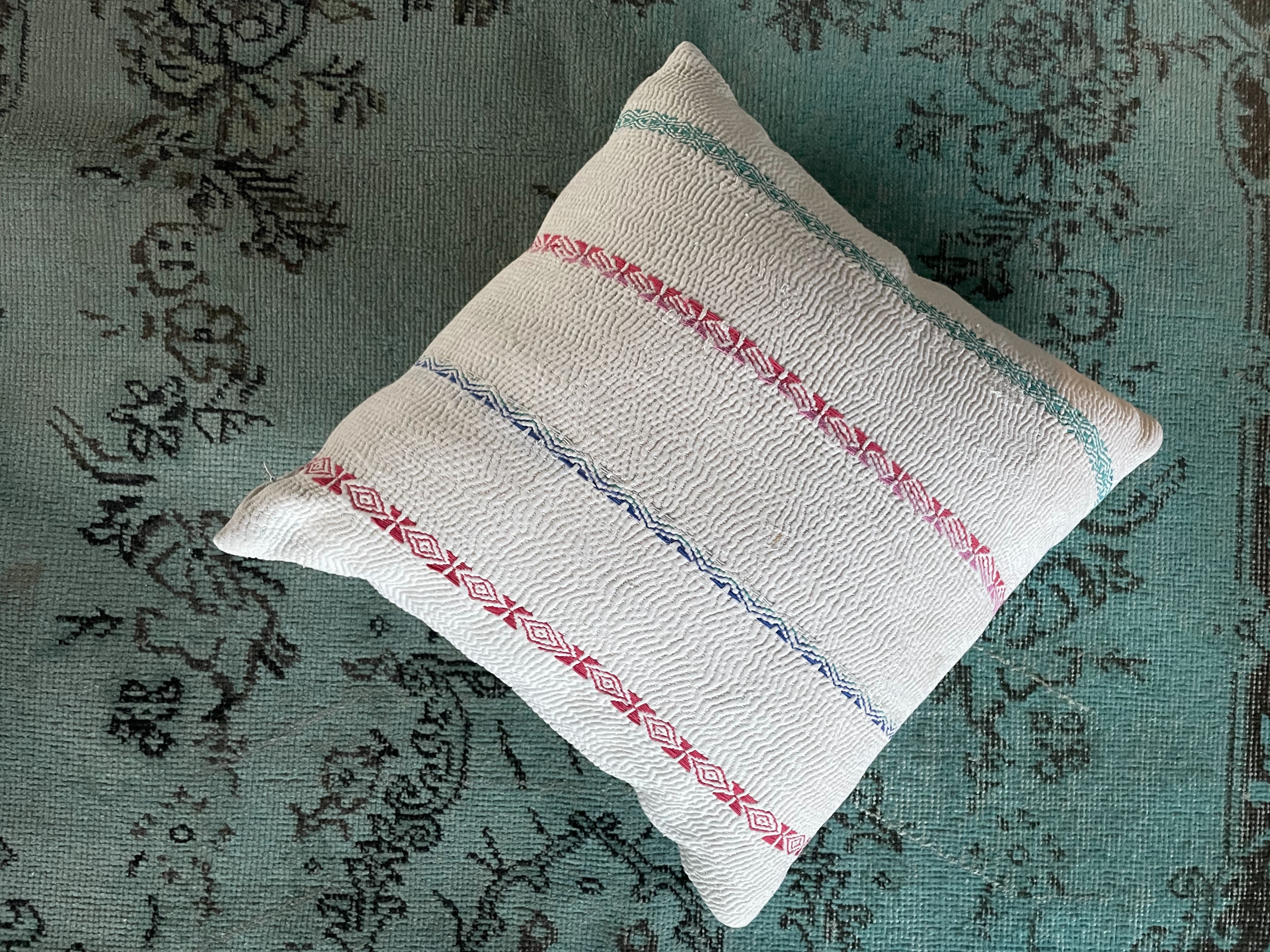 □カンタキルト クッションカバー 45角 インド製 | EARLY BIRD Co