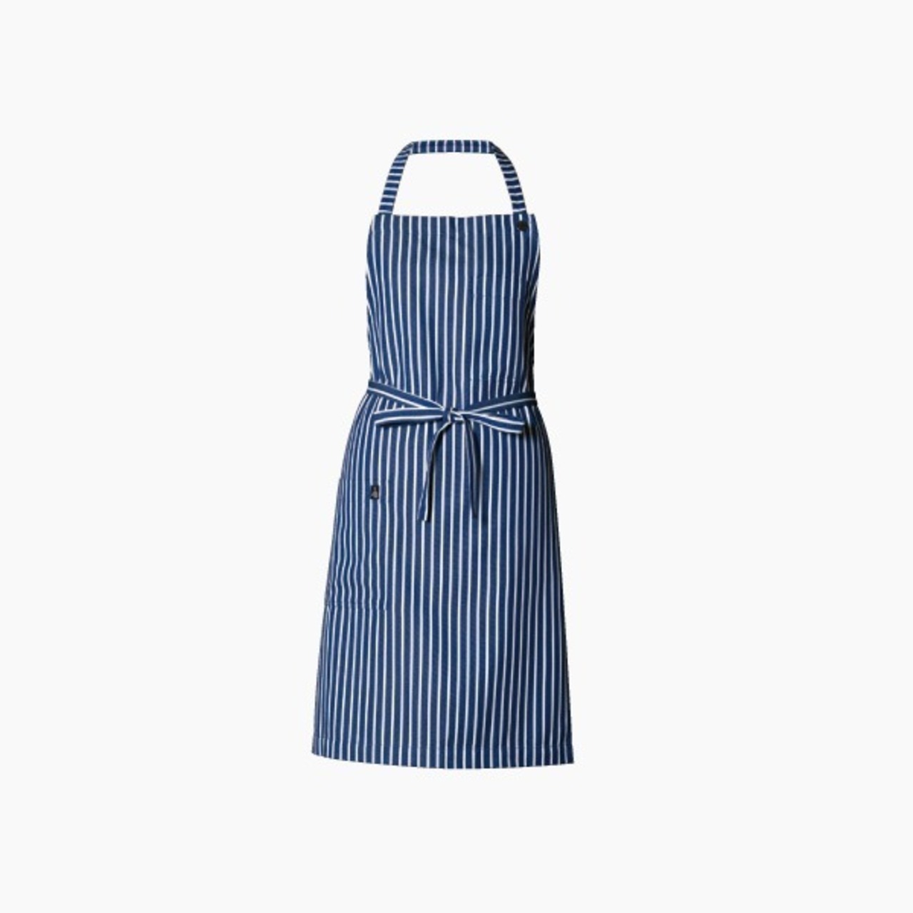 El Transwaal ミドルストライプエプロン ショート ネイビー
