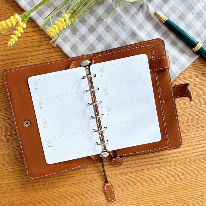 ミニ6穴サイズ/フリーウィークリーリフィル