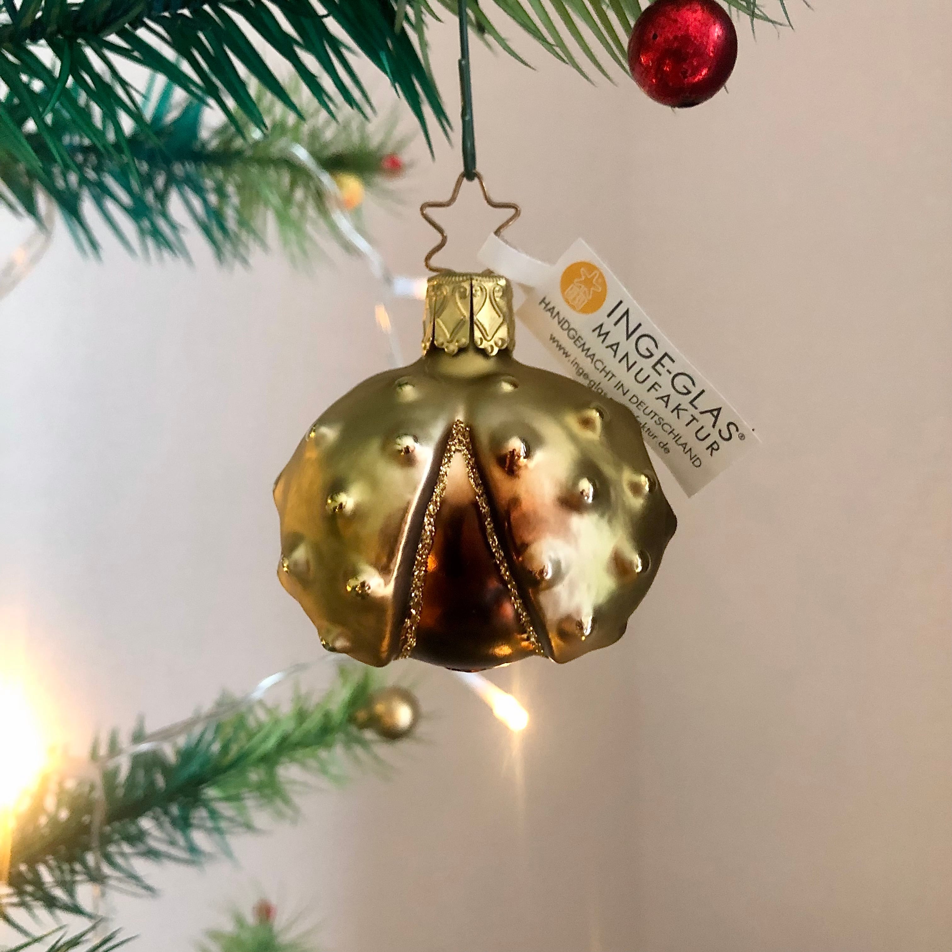 ASTIER de VILLATTE. ドイツ製 木と小人 ガラスオーナメント