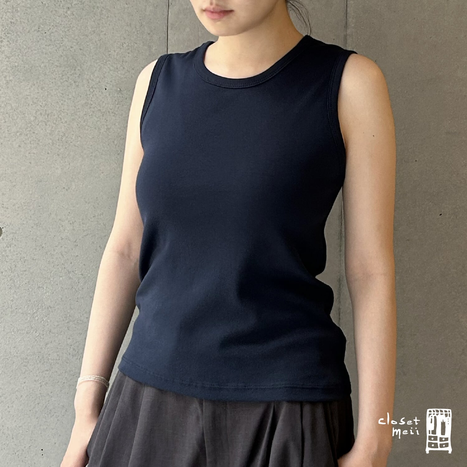 【closet meii】タンクトップ |コットン100%