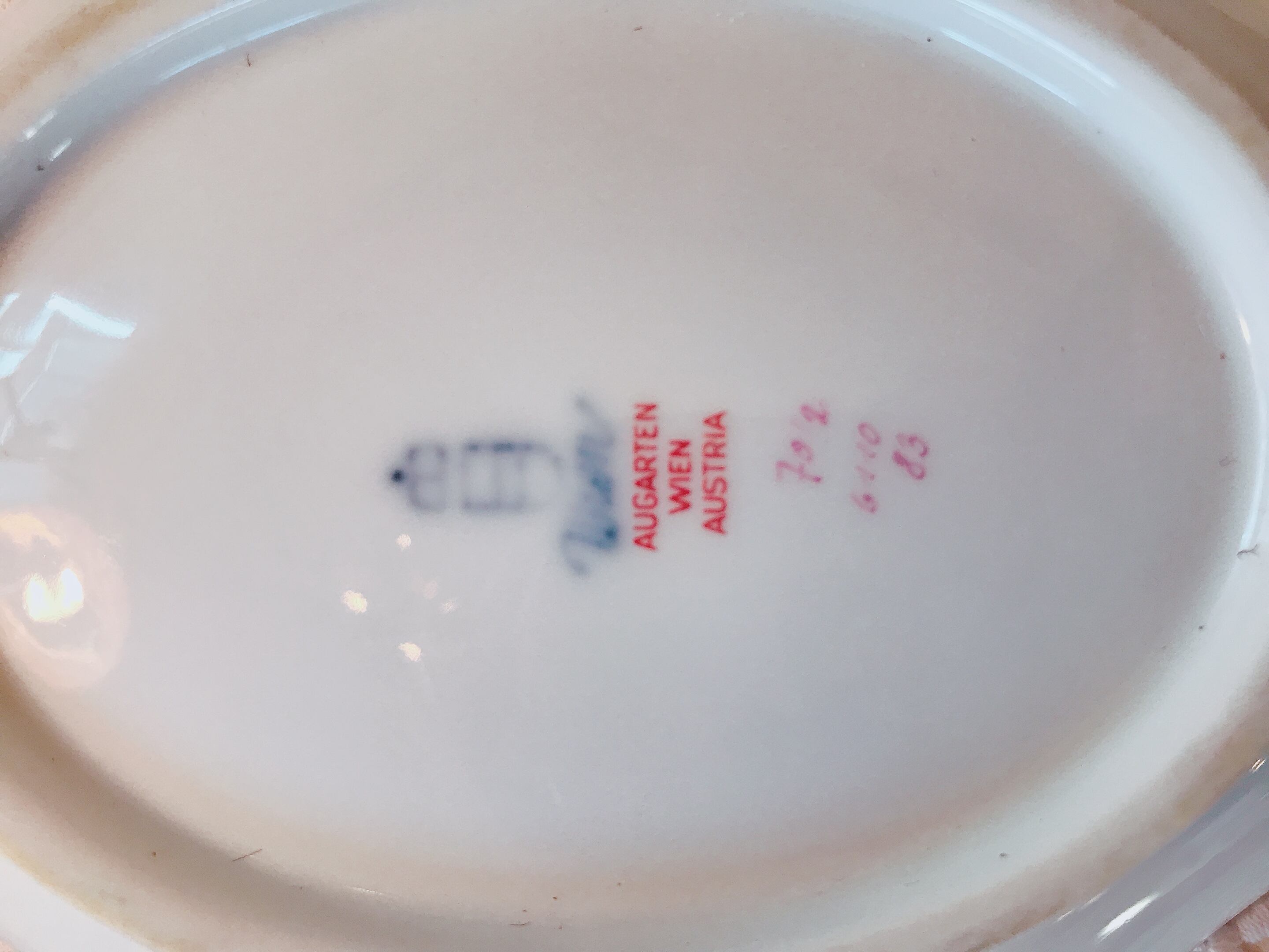 ウィーン アウガルテン花のフルーツ皿 | AntiqueRose