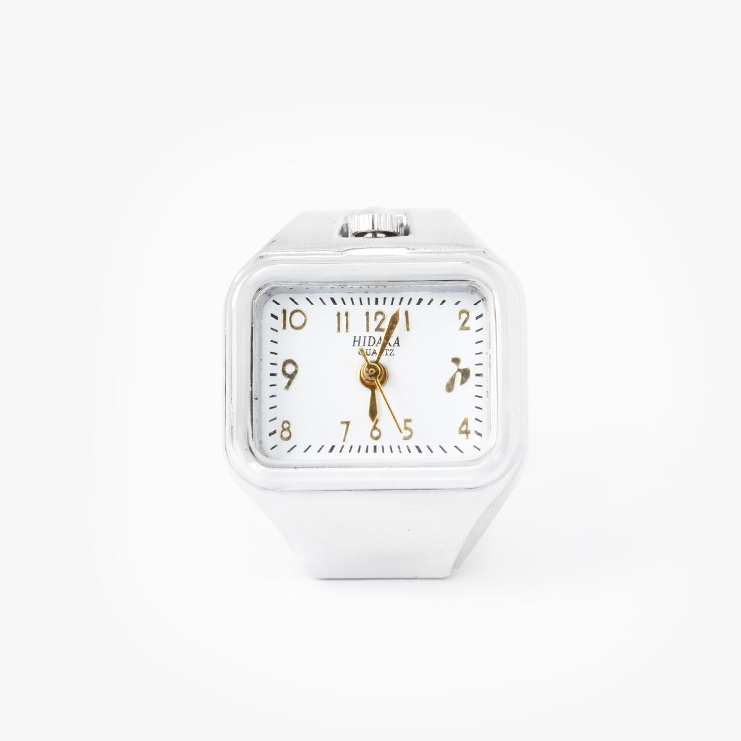 HIDAKA 26AW E/W RING WATCH (SILVER/WHITE)