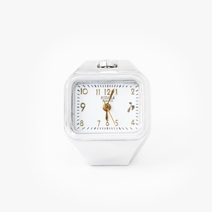 HIDAKA 26AW E/W RING WATCH (SILVER/WHITE)