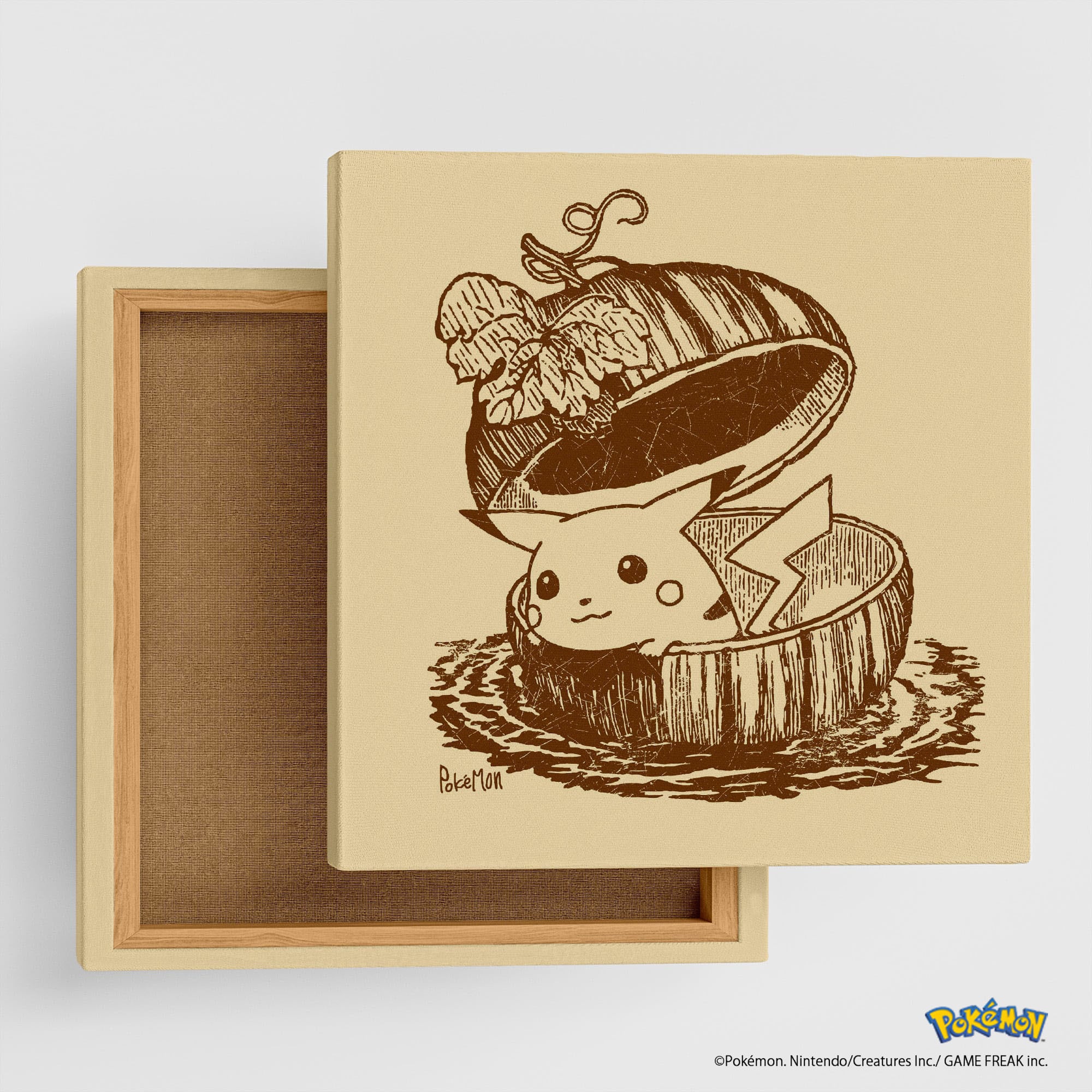 アートパネル ポケットモンスター ポケモン ピカチュウ 筆書き B17