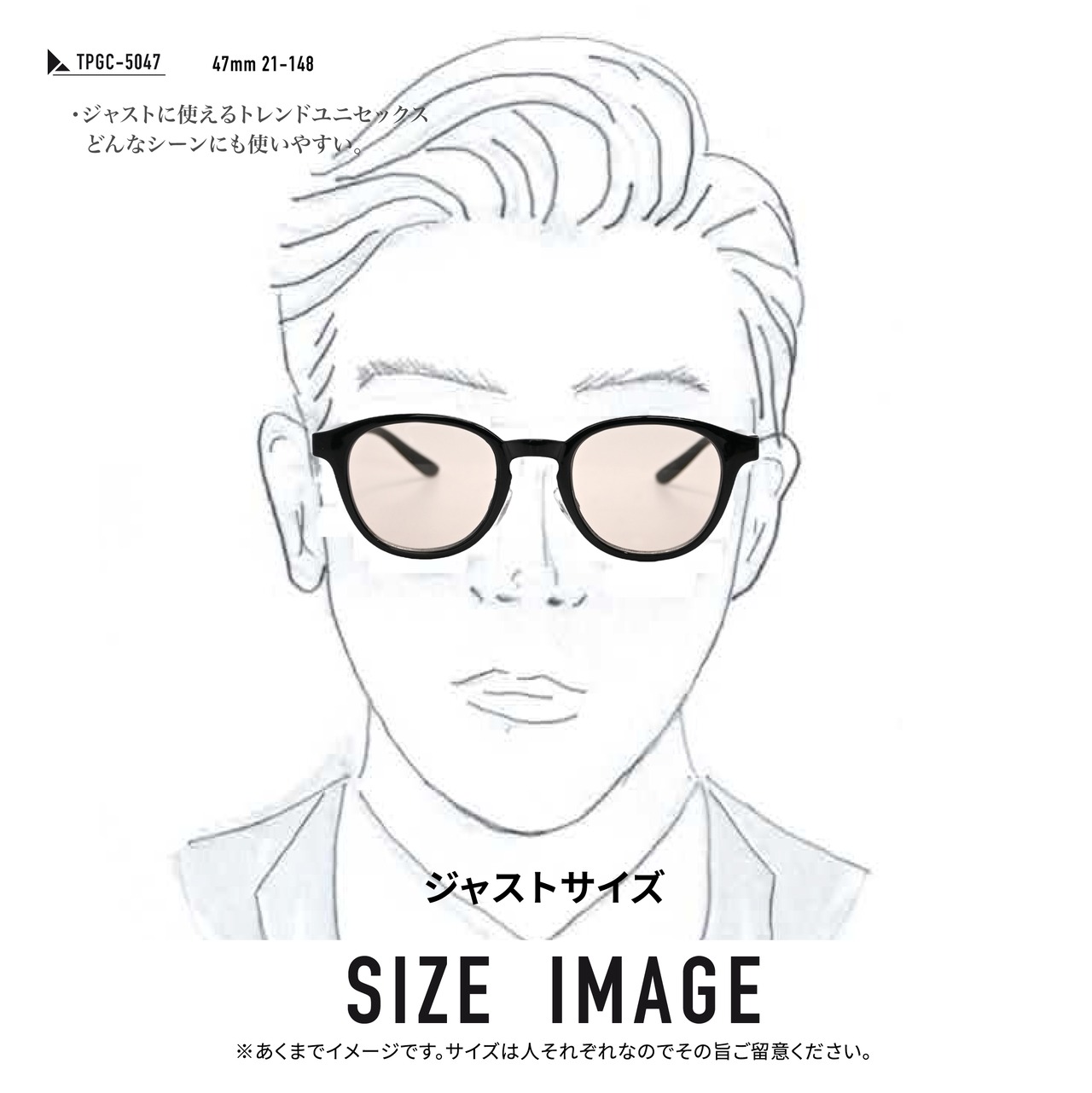 #AIRGRAM / GOLF&CITY サングラス /(形:ユニボストン 色:ブラック レンズ:ライトブラウン) / TPGC-5047-2