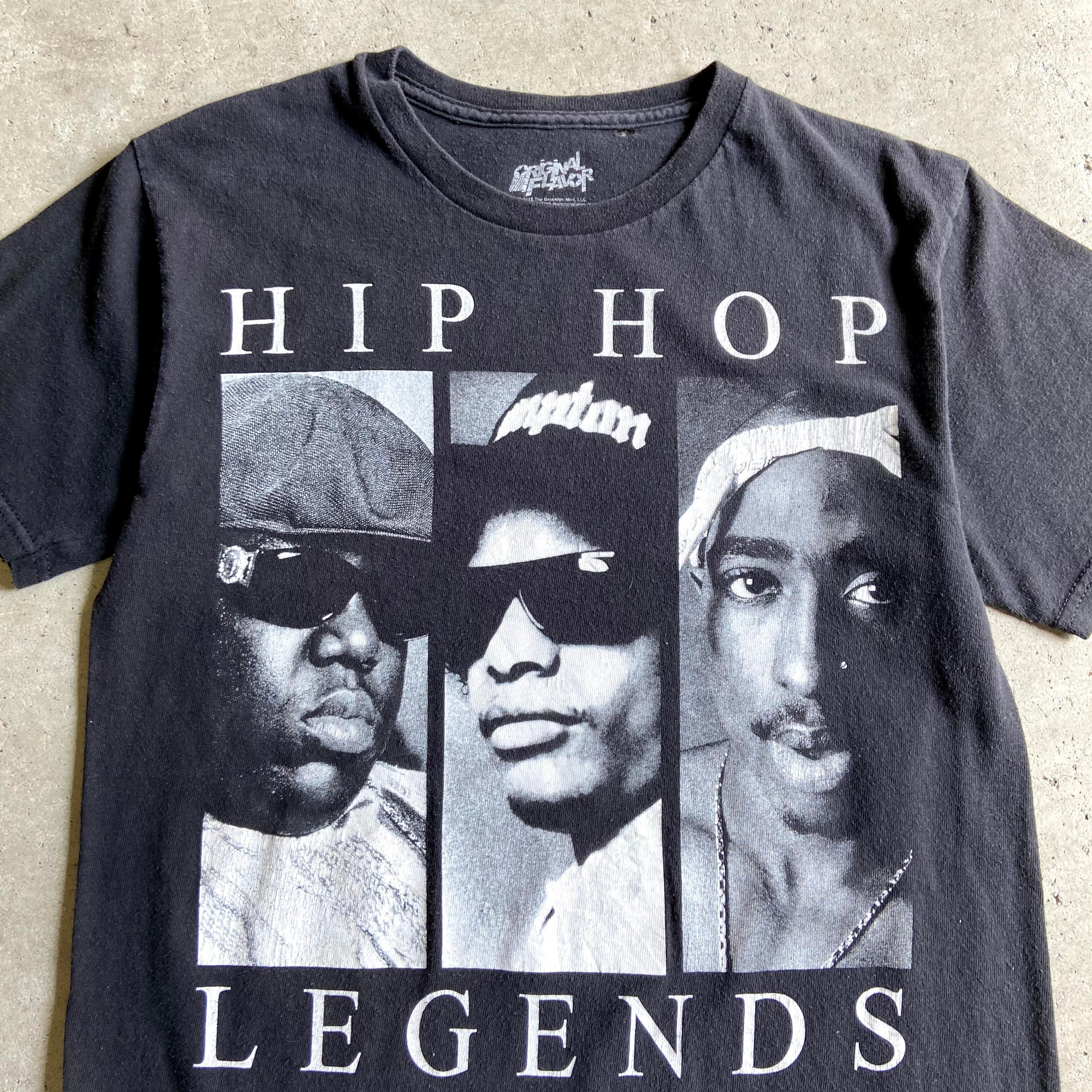 HIPHOP LEGENDS NOTORIOUS B.I.G EAZY-E 2PAC ノートリアス・B.I.G イージー・イー トゥーパック Tシャツ  メンズS 古着 黒 ブラック【Tシャツ】【CS2301-50】【PD20】【AN20】 | cave 古着屋【公式】古着通販サイト powered 