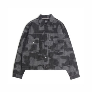 ILL IT - CHAOS CHECK DENIM JACKET -