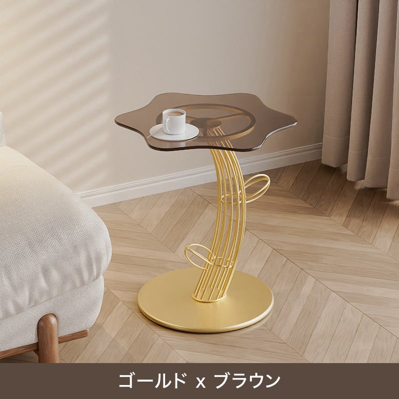 コーヒーテーブル 一人暮らし サボテン コーナーテーブル ブラックx