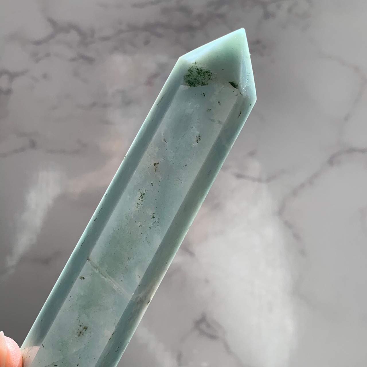 アマゾナイトタワー＊天然石ポイント＊天然石インテリア＊置き物＊T46