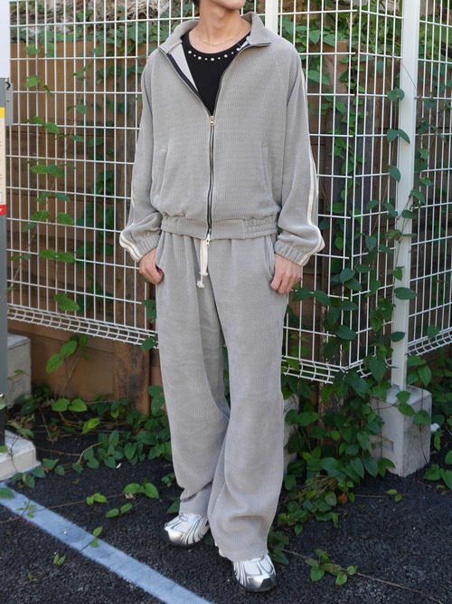 【ALUDE SELECT】2line velour set up(2color)