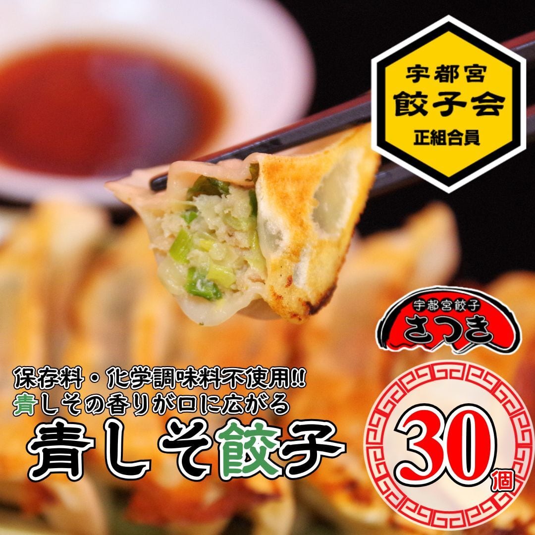 青しそ餃子 (1箱30個入) | 宇都宮餃子さつき｜産直通販「あるよ」応援